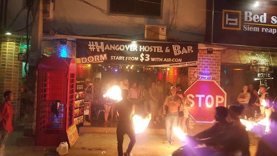 Route 66 Music Restaurant & Hostel Siem Reap Exteriör bild